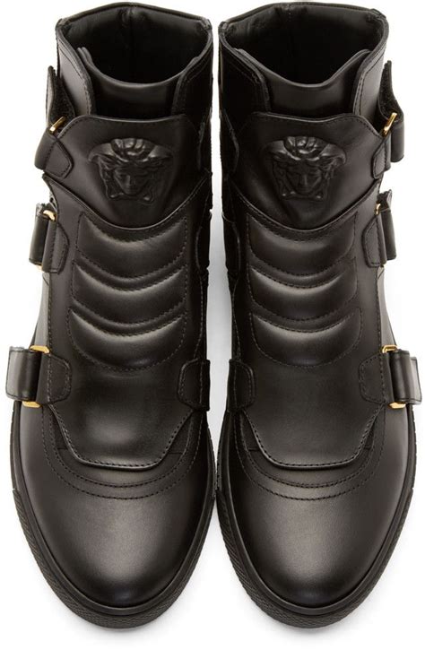 versace runner|versace high top sneakers.